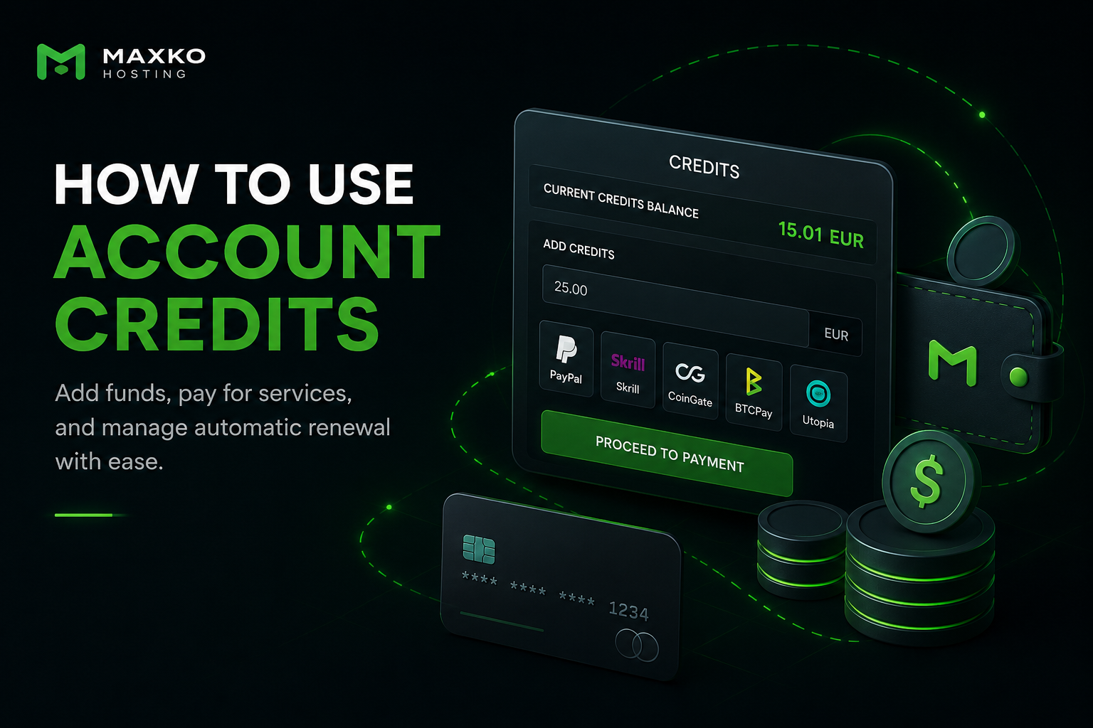 How to Use Account Credits