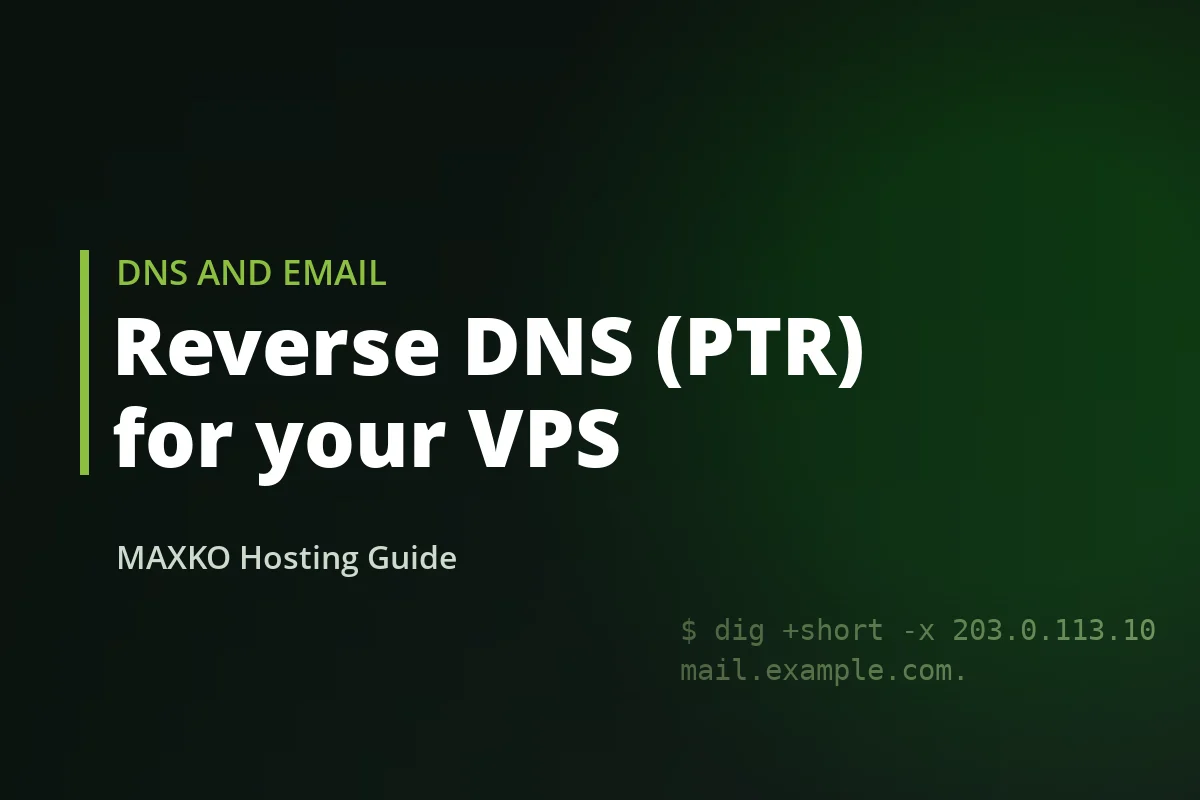 How to Set Up Reverse DNS (PTR) for Your VPS