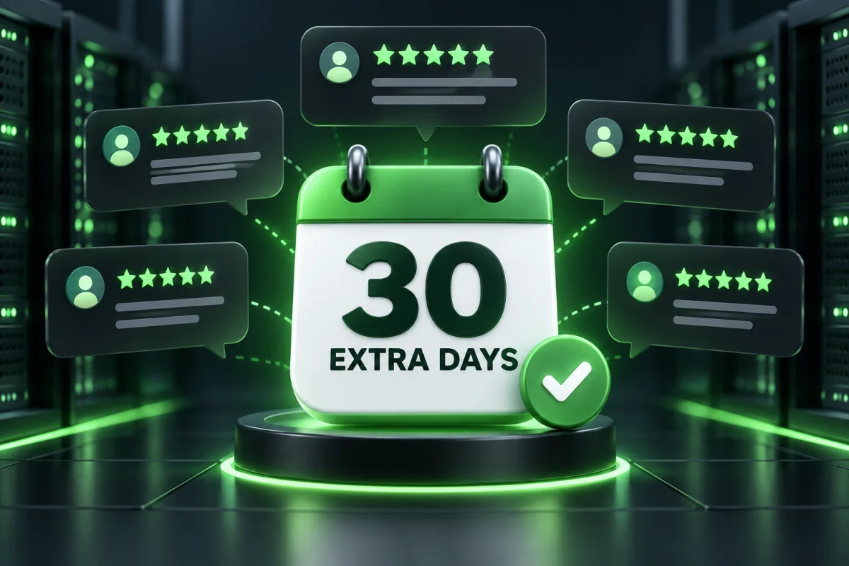Get 30 Extra Days with MAXKO Review Rewards
