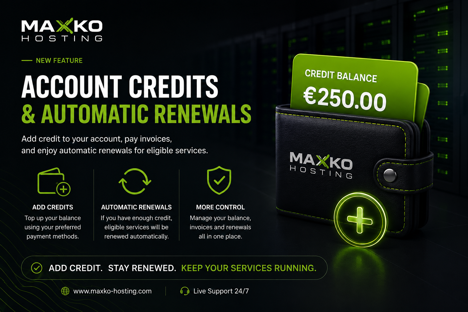 Account Credits & Automatic Renewals