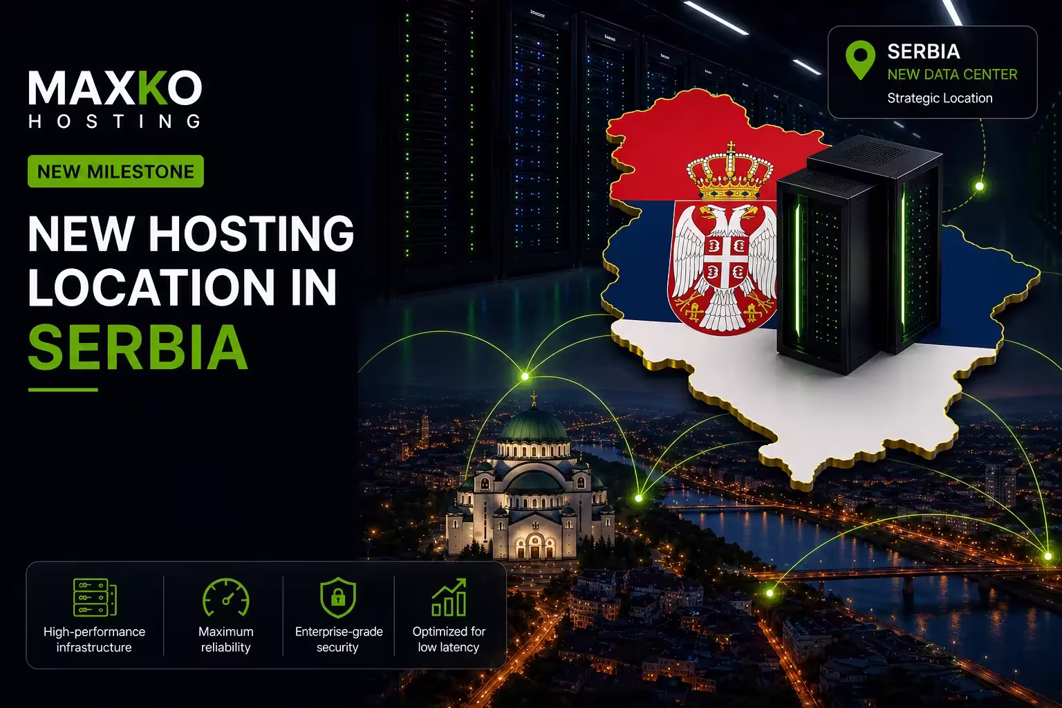 NEW HOSTING LOCATION IN SERBIA